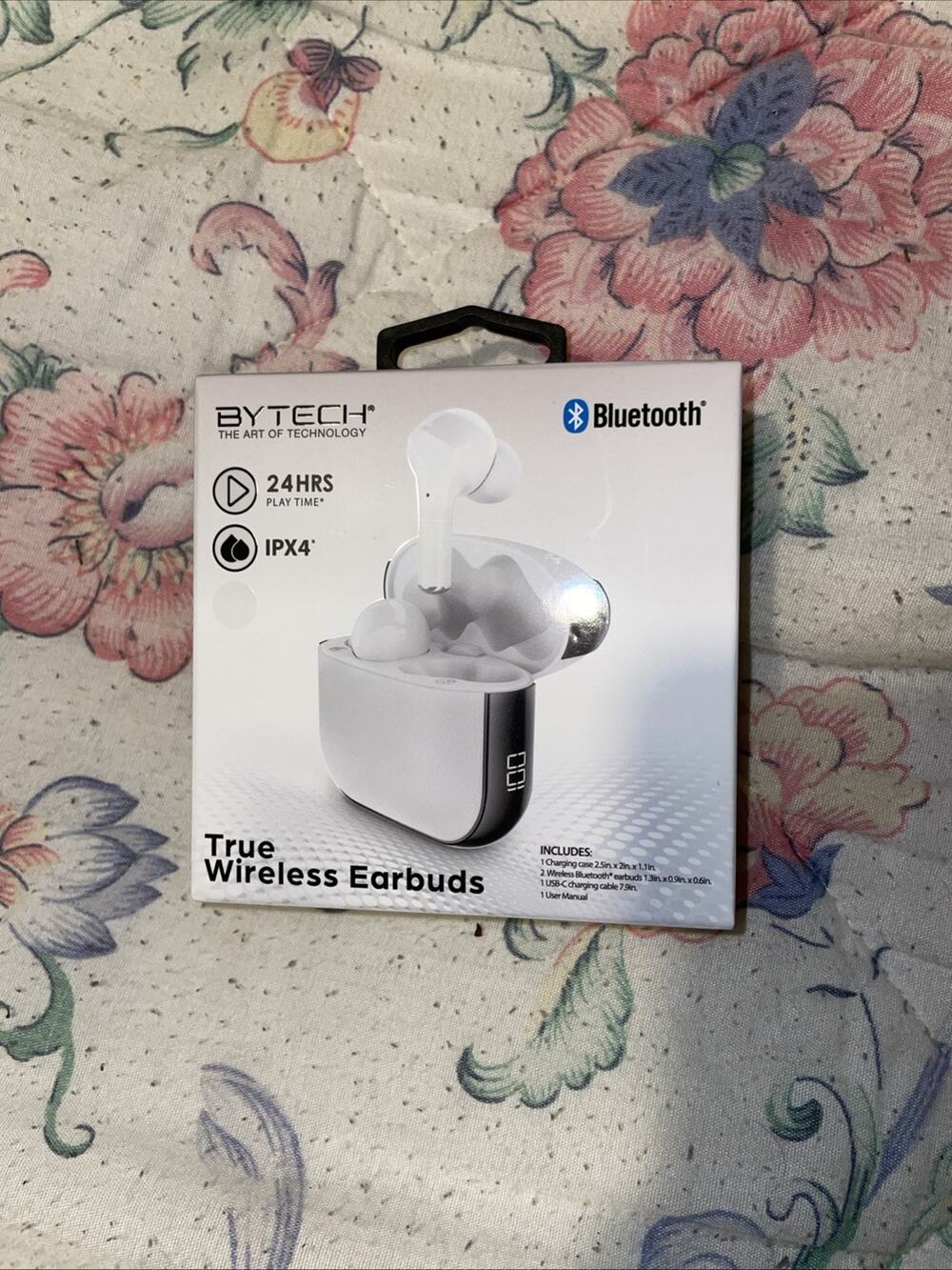 Bytech True Wireless Earbuds Bluetooth - White NEW IN BOX